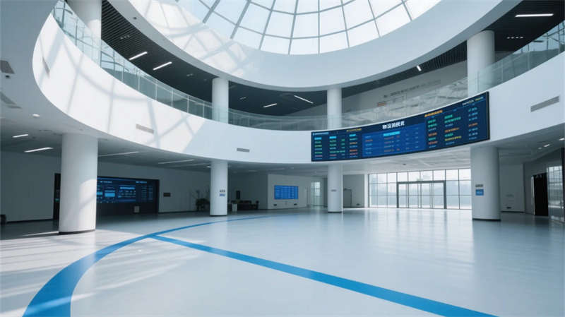 透明化生產(chǎn)動(dòng)線(xiàn)，合肥食品研發(fā)廠(chǎng)房裝修設(shè)計(jì)效果圖