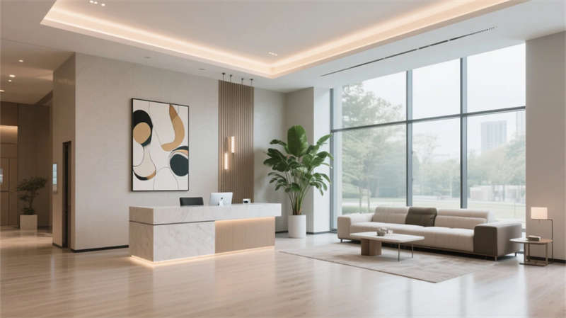 現(xiàn)代簡(jiǎn)約融自然，合肥現(xiàn)代簡(jiǎn)約酒店裝修設(shè)計(jì)效果圖