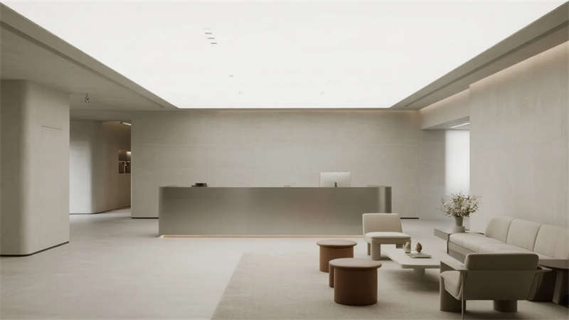 合肥辦公室展廳設(shè)計(jì)，科技與自然交融的極簡(jiǎn)美學(xué)