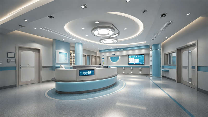 合肥8000平醫(yī)院裝修設(shè)計效果圖欣賞