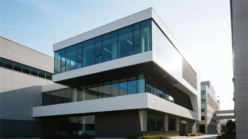 現(xiàn)代簡(jiǎn)約智慧,合肥半導(dǎo)體廠(chǎng)房辦公樓裝修設(shè)計(jì)效果圖