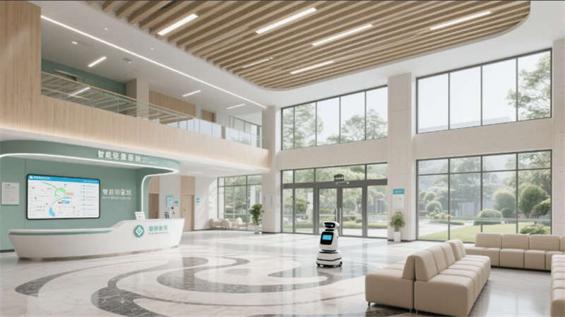 自然療愈，智慧交互——合肥現(xiàn)代化醫(yī)院空間裝修設(shè)計(jì)欣賞