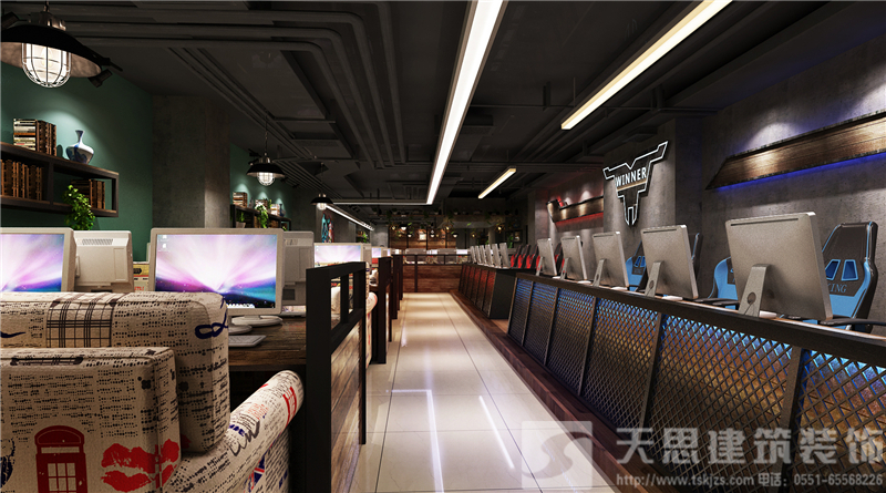 天思專業(yè)網(wǎng)咖裝修