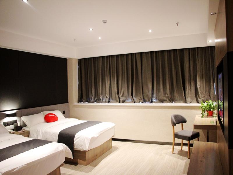 六安酒店裝修設(shè)計實景欣賞：尚客優(yōu)酒店六安店